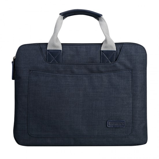 bag for macbook Waterproof canvas below 14inch Dark Blue - jisoncase