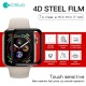 Screen Protector Glass Armor 4D for Apple Watch Serires 5 & 4 size 44mm by Coteetci