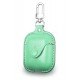 Leather Case For Apple AirPods green -by cozistyle