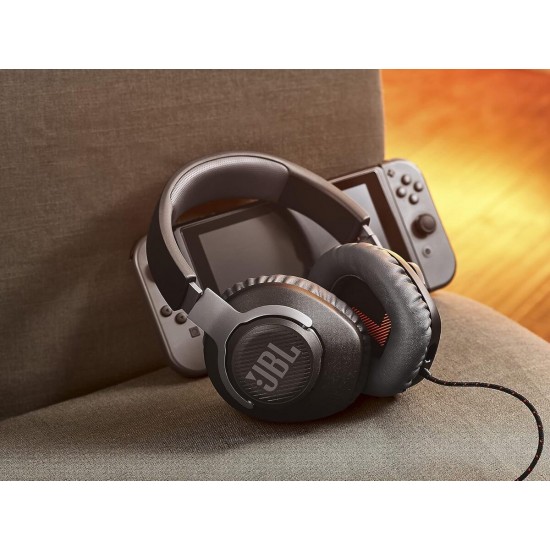 JBL Quantum100 Gaming-Wired withe mic Over-Ear  BLACK