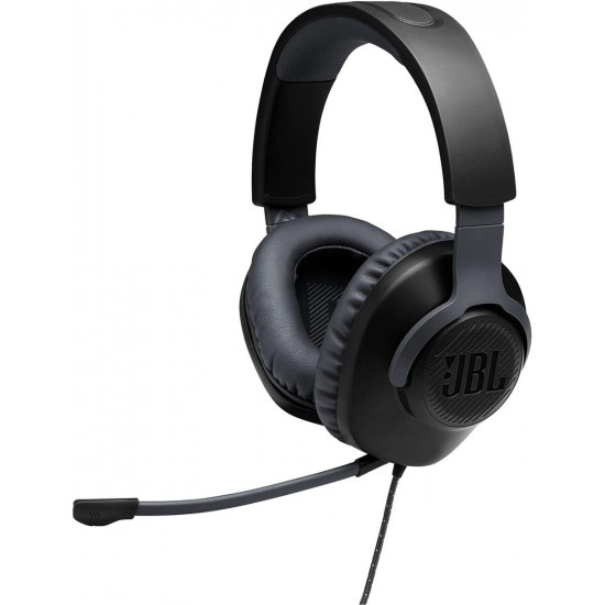 JBL Quantum100 Gaming-Wired withe mic Over-Ear  BLACK