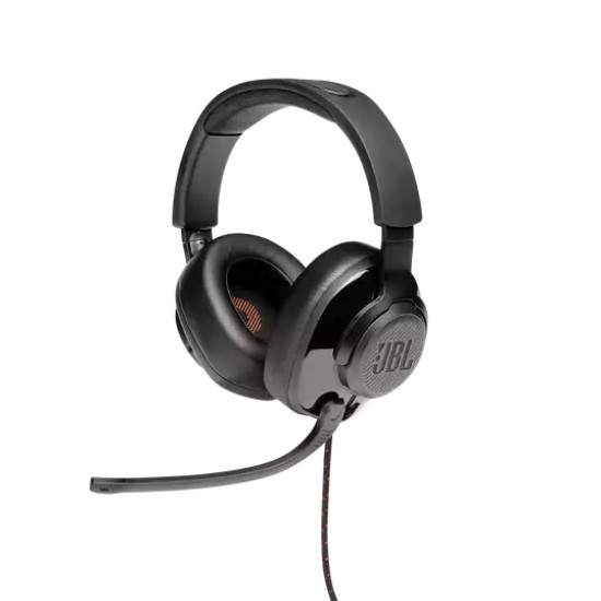 JBL Quantum 300 Wired Over-Ear Gaming Headphones with JBL Quantum Engine Software Black