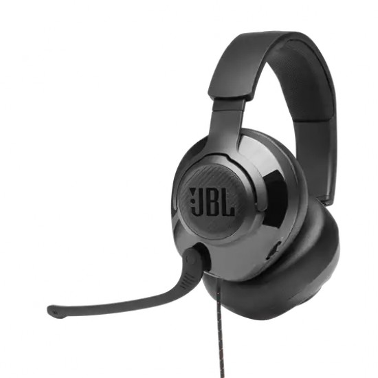 JBL Quantum 300 Wired Over-Ear Gaming Headphones with JBL Quantum Engine Software Black