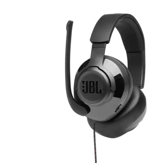 JBL Quantum 300 Wired Over-Ear Gaming Headphones with JBL Quantum Engine Software Black