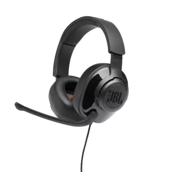 JBL Quantum 300 Wired Over-Ear Gaming Headphones with JBL Quantum Engine Software Black