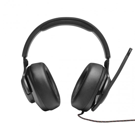 JBL Quantum 200 Wired Over-Ear Gaming Headphones Black