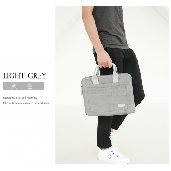 bag for macbook Waterproof canvas below 14inch graye - jisoncase