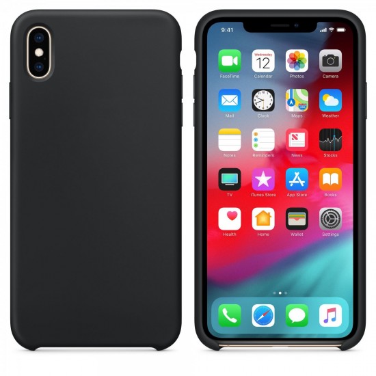 cover iphone XS max Silicone Case  black by OFIYAA