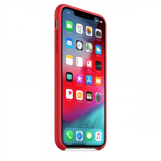 cover iPhone XS & iphone x Silicone Case red by OFIYAA