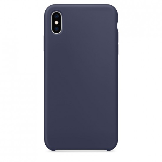 cover iphone XS max Silicone Case dark blue by OFIYAA