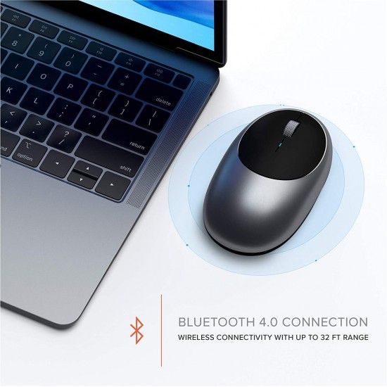 SATECHI M1 Bluetooth Wireless Mouse Space Gray