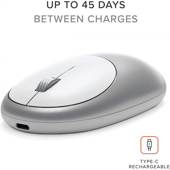 SATECHI M1 Bluetooth Wireless Mouse Silver