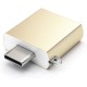 SATECHI Type-C - Type A USB Adapter Gold