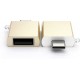 SATECHI Type-C - Type A USB Adapter Gold