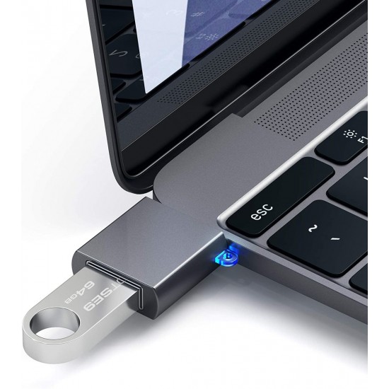 USB-C to Usb Adapter Converter Space Gray by Satechi