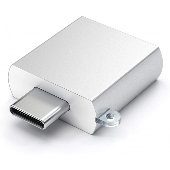 SATECHI Type-C - Type A USB Adapter Silver