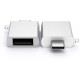 SATECHI Type-C - Type A USB Adapter Silver