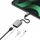 SATECHI USB-C to 3.5mm Audio & PD Adapter Space Grey