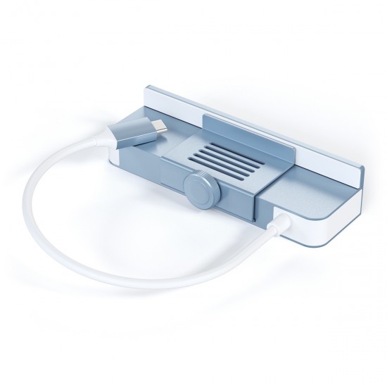 SATECHI USB-C CLAMP HUB FOR IMAC 24 BLUE