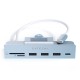 SATECHI USB-C CLAMP HUB FOR IMAC 24 BLUE