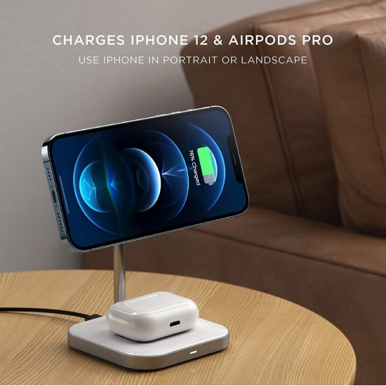 SATECHI Magnetic 2 in 1 Wireless Charging