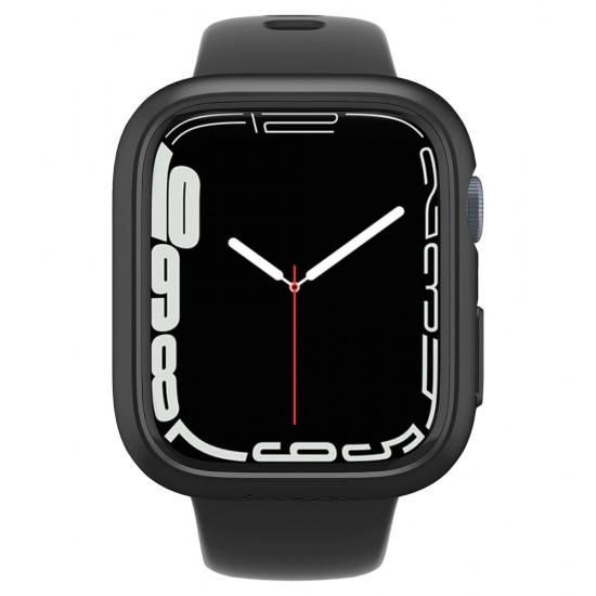 Apple Watch Series 7 (45mm) Case Thin Fit Color Black by spigen