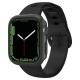 Apple Watch Series 7 (45mm) Case Thin Fit Color Military Green by spigen