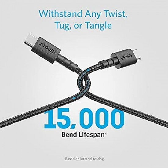 Anker Type C to Type C Cut-Resistant Wire 3 fit Black