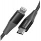 Anker PowerLine +II USB-C Cable to Lightning 3ft Black
