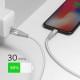 USB C CABLE TO LIGHTING SLIMMER YET STRONGER GRAY SIZE 1.8M BY ANKER