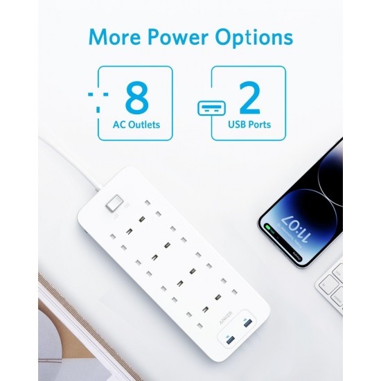 Anker 340 USB Power Strip Power Extension