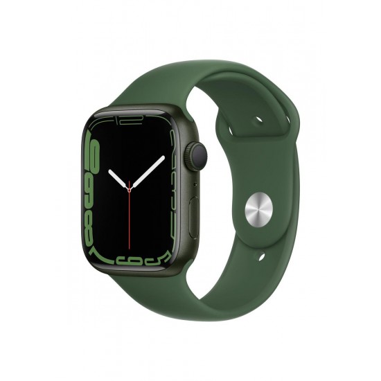 Apple Watch Series 7 GPS 45mm Green Aluminium Case with Midnight Sport Band Regular