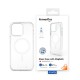 Armor Pro MagSafe D30 Transparent Cover for iPhone 15 Pro Max  White ArmorPro