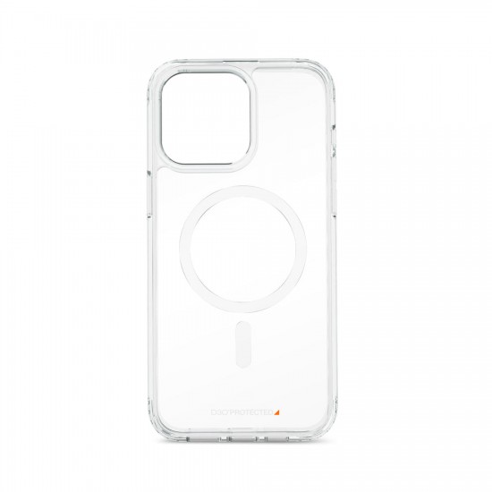 Armor Pro MagSafe D30 Transparent Cover for iPhone 15 Pro Max  White ArmorPro