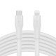 Belkin BOOST CHARGE USB-C to Lightning SILICONE Cable 3M White