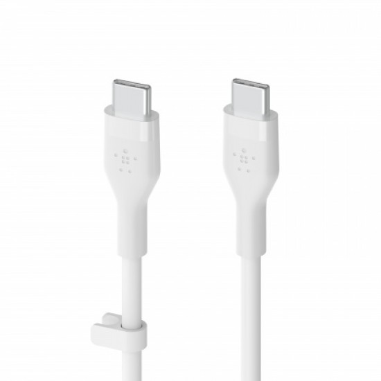 Belkin BOOST CHARGE USB-C to Lightning SILICONE Cable 3M White