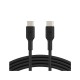 Belkin Boost CHARGE Braided USB-C to USB-C Sync & Charge Cable 1M BLACK