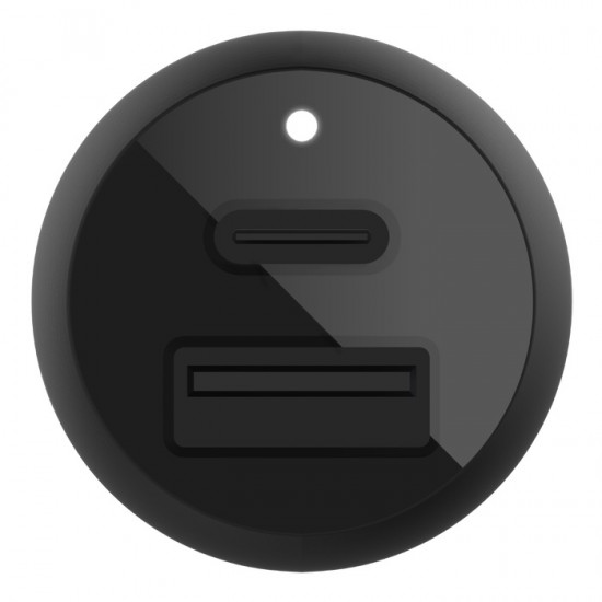 Belkin Boost Charge 37W USB PD 25W USB-A 12W Car Charger Black
