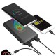 Power Bank 10000 mAh External Battery + QI Wireless Charging Black by beyondcell