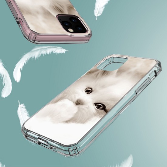 cover AquaFlex Suitable For Apple iPhone 11 White Kitten by beyondcell