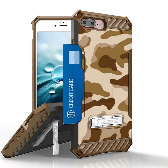 beyondcell hTri Shield For Apple iPhone 8 plus &i Phone 7 plus Desert Storm Camouflage