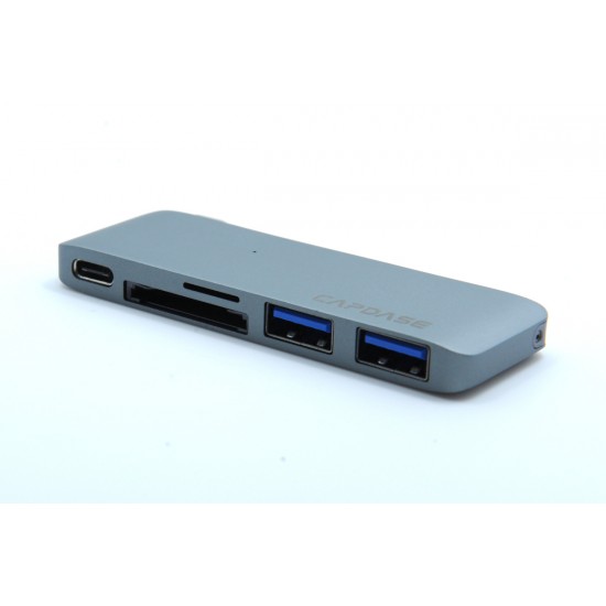 CAPDASE USB-C PD Multiport Adapter  USB-C PD COMPUTER 5 IN 1 HUB DSC SPACE GREY