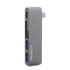 CAPDASE USB-C PD Multiport Adapter  USB-C PD COMPUTER 5 IN 1 HUB DSC SPACE GREY