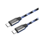 CAPDASE USB-C To USB-C S C Cable UNIVERSAL METALLIC CC10G_1.5M SPACE GREY BLACK