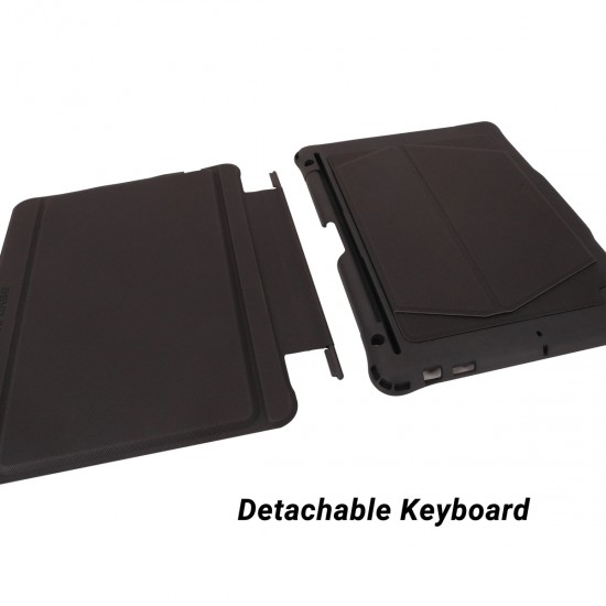 CAPDASE Keyboard Flip Case IPAD 8 gen size 10.2 & 7 gen 10.2 & AIR 3 size 10.5 & PRO 10.5 BULETOOTH ENGLISH PRINTING BLACK