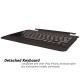 choetech Keyboard Flip Case IPAD AIR 4 10.9 & IPAD PRO 11 BULETOOTH US & Arabic PRINTING BLACK