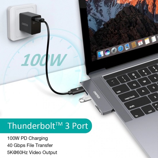 USB Type C Hub Adapter 7 in 1 Expand Docking Station by Choetech