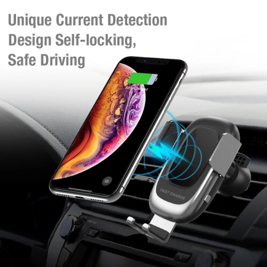 Choetech Wireless Charging Dashboard Car Holder 10W black