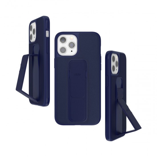 COVER IPHONE 12 PRO MAX SAFFIANO STAND & GRIP CASE NAVY BLUE