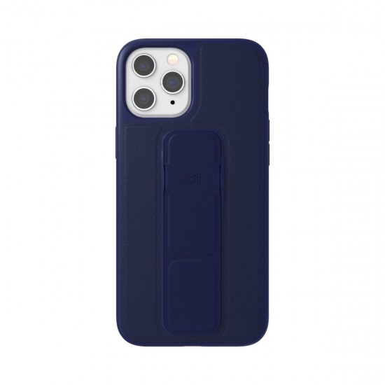 COVER IPHONE 12 PRO MAX SAFFIANO STAND & GRIP CASE NAVY BLUE